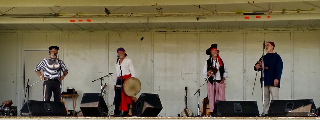 Rum Soaked Crooks performing at the New Bedford Pirate Invasion, 11 July 2015.